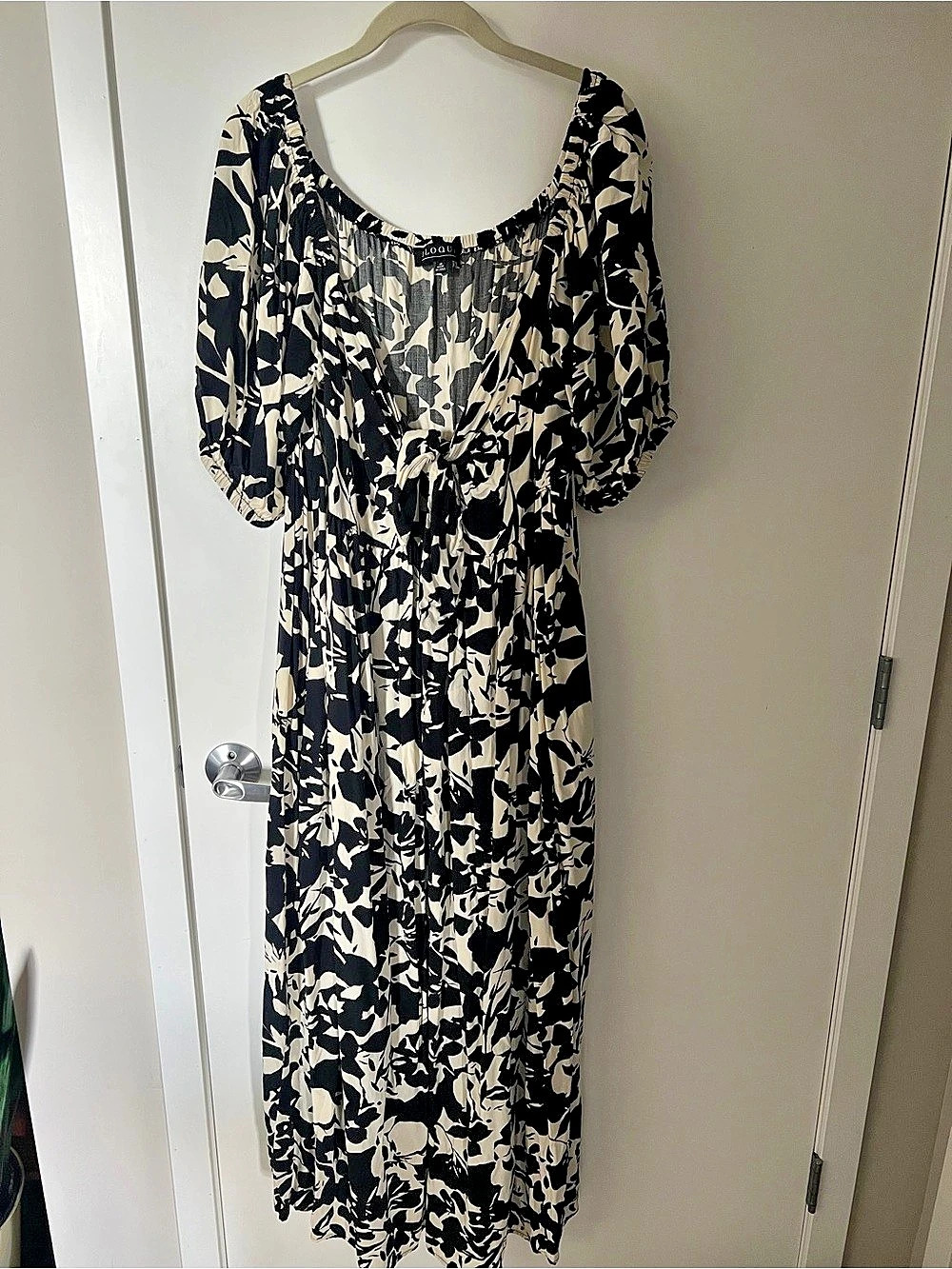 ELOQUII Abstract Print Maxi Dress Size 18 Like New